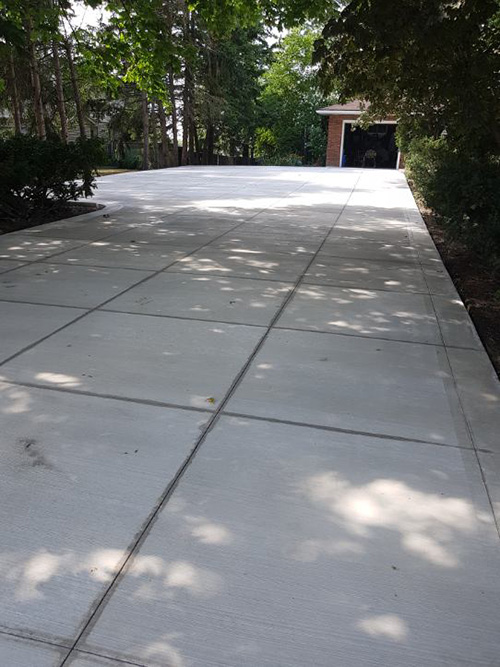 Broom Finish Driveway Hamilton ON