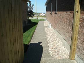 Exposed aggregate sidewalk Hamilton ON